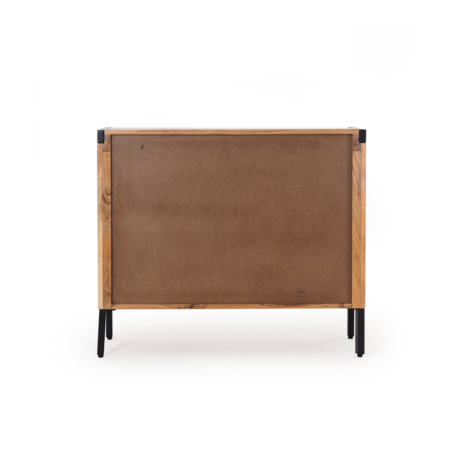 Modern Industrial Wood Storage Cabinet