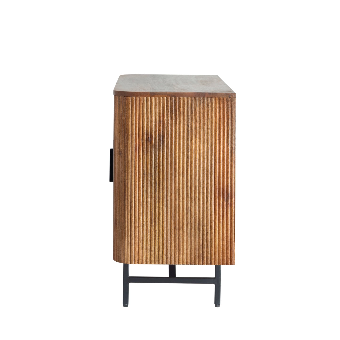 Fluted Wood Sideboard