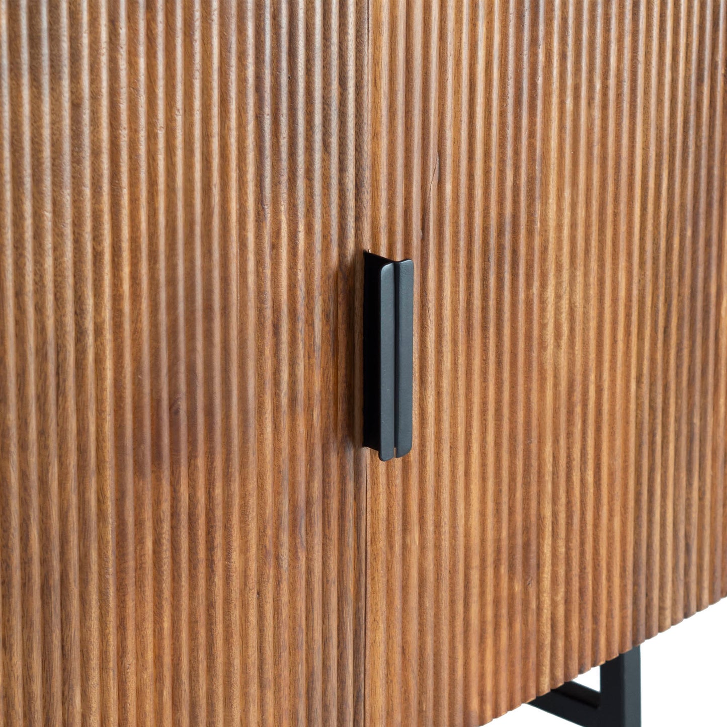 Fluted Wood Sideboard