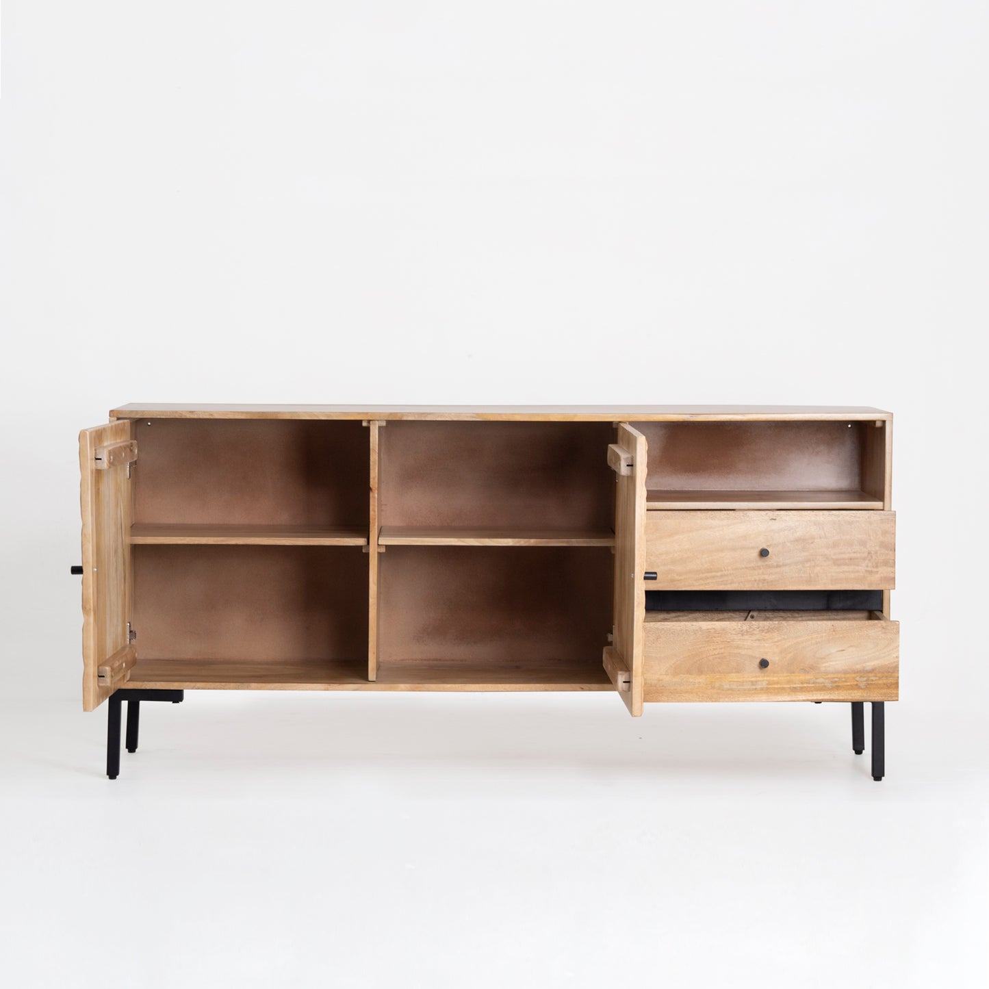 Handcrafted Mango Wood Sideboard