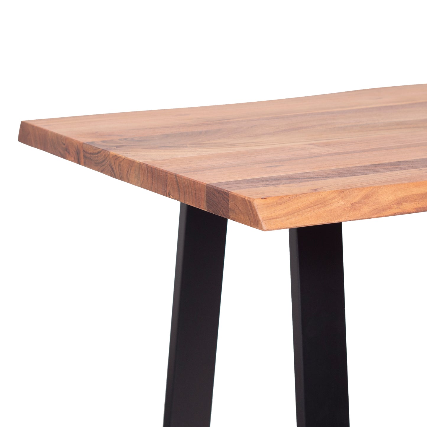 Industrial Solid Wood Bar Table