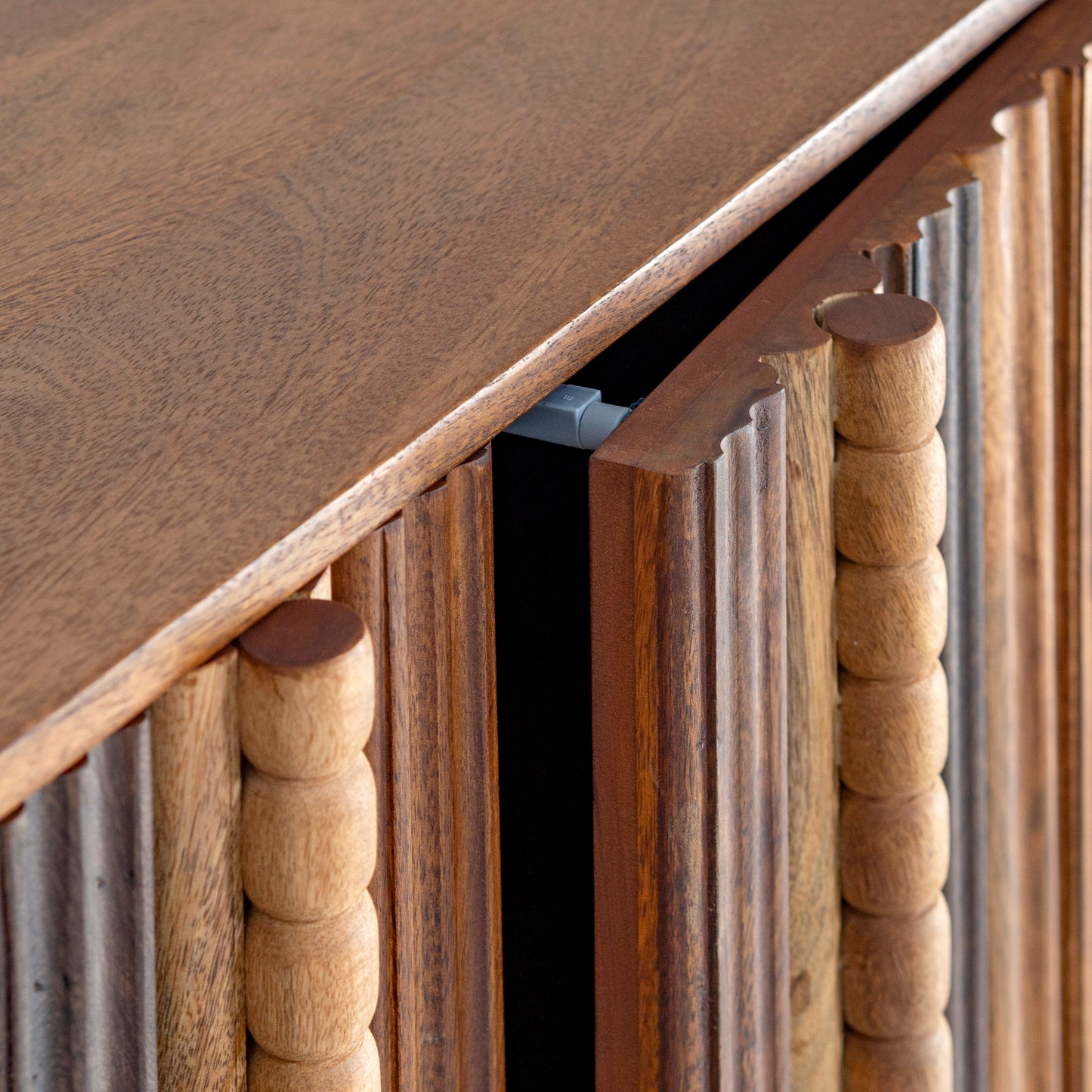 Artistry in Every Grain Sideboard