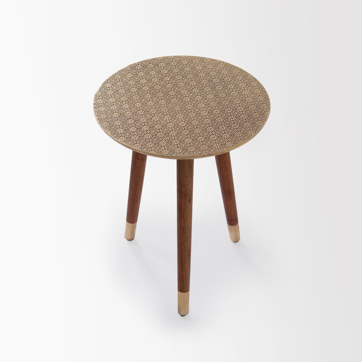 Metal Cladding Side Table
