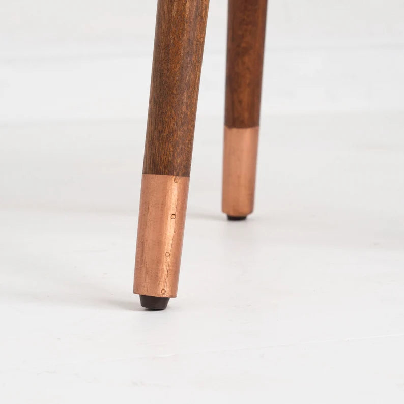 Brass-Copper cladding Side Table