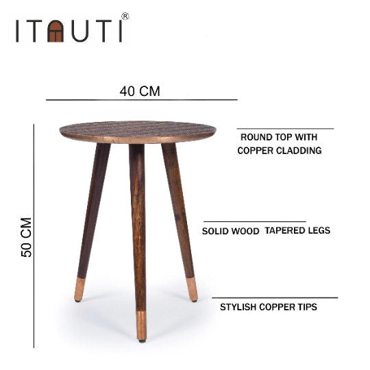 Copper Side Table