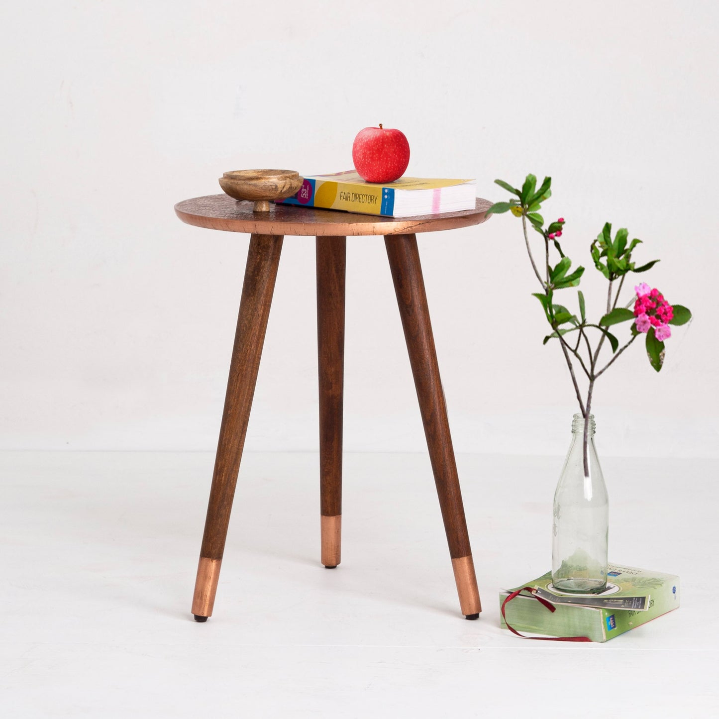 Metal Cladding Side Table