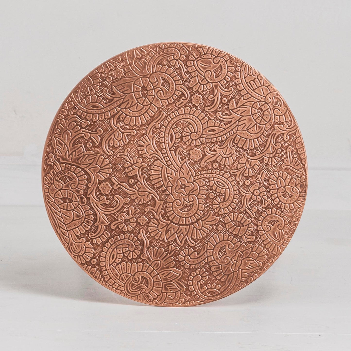Metal Cladding Side Table