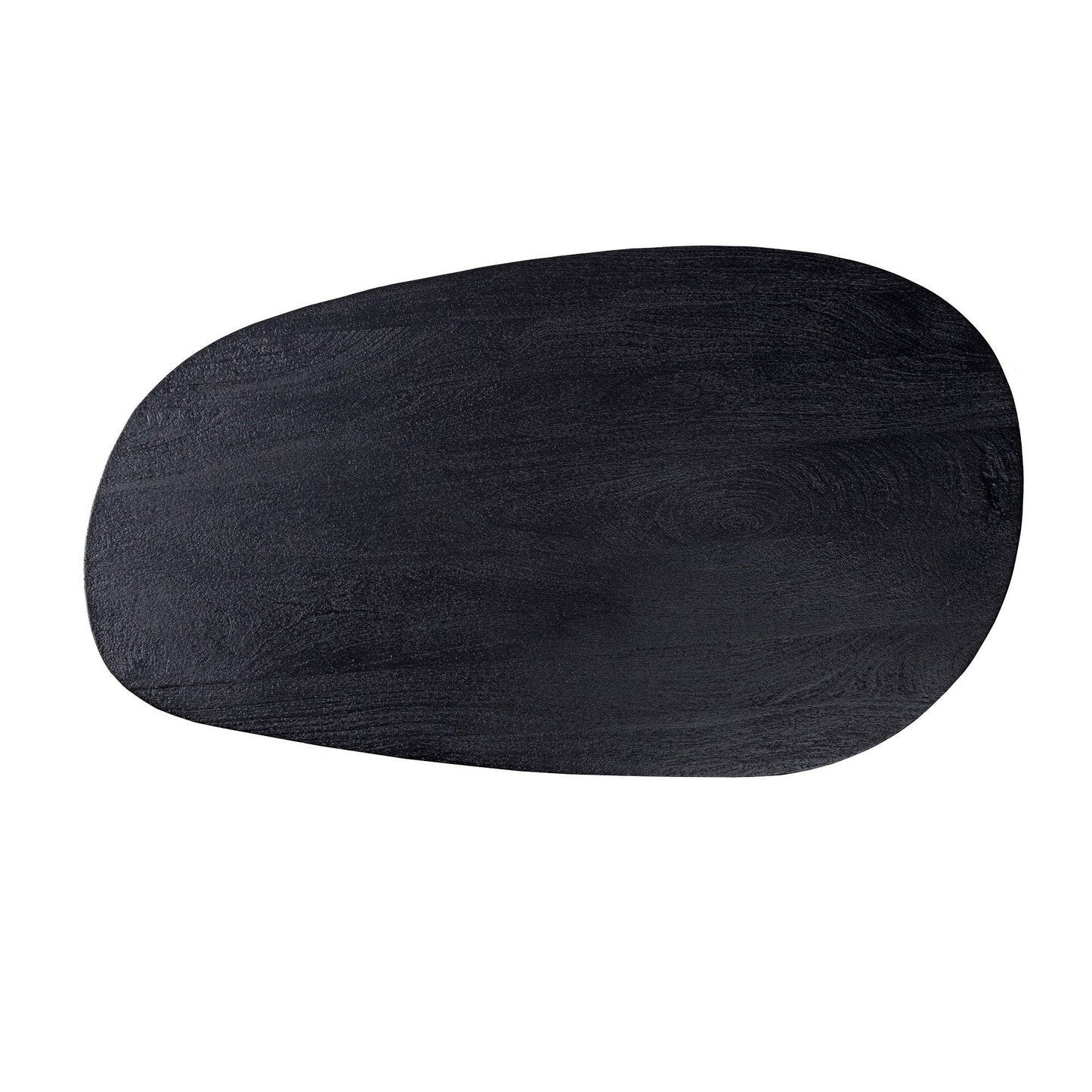 Organic Shape Solid Wood Black