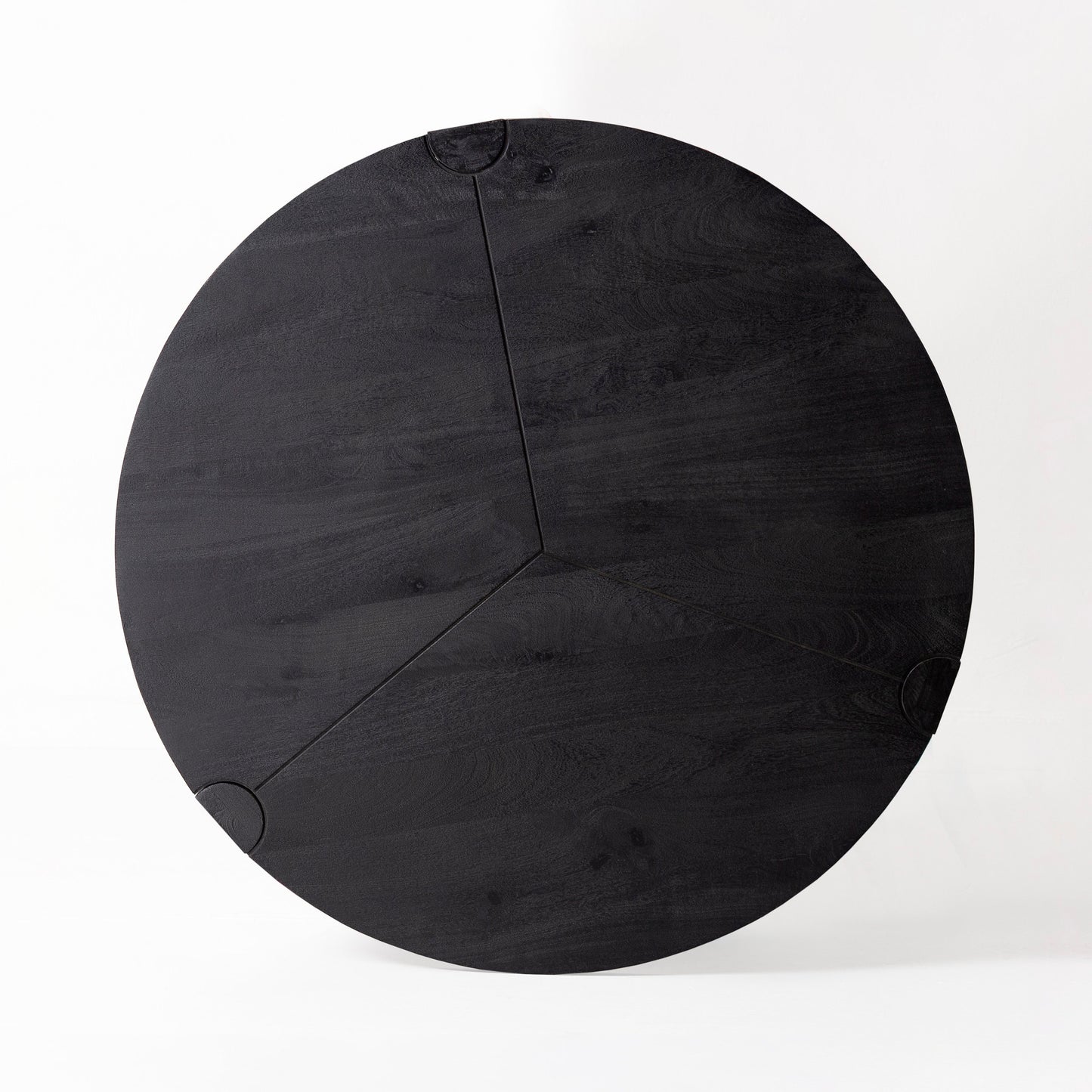 Round Black Coffee Table