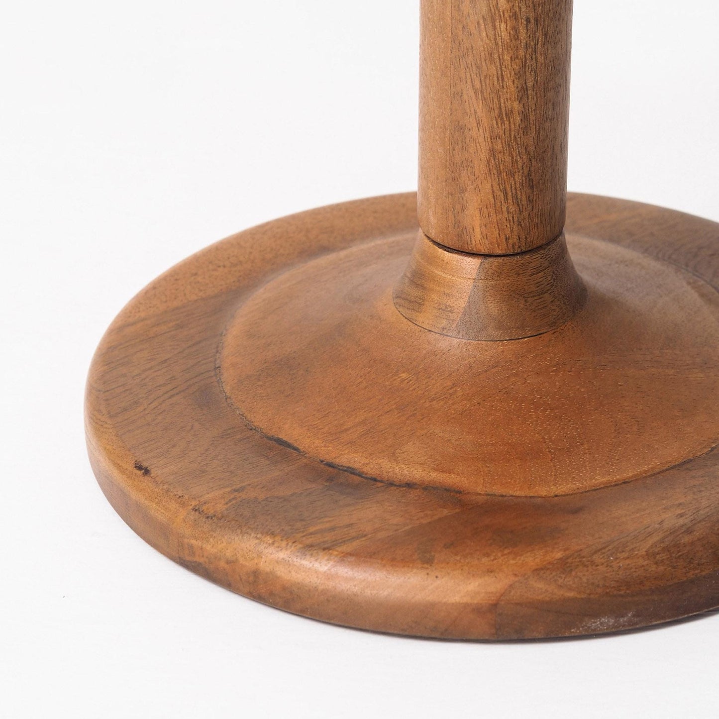 Solid Mango Wood Pedestal Table