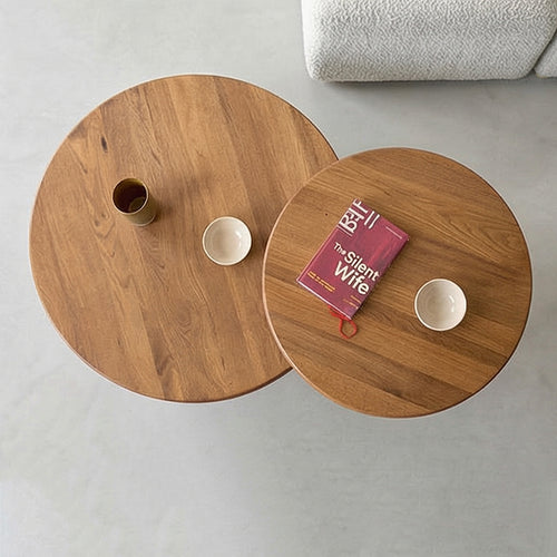 2 Set Of Round Nesting Coffee Tables