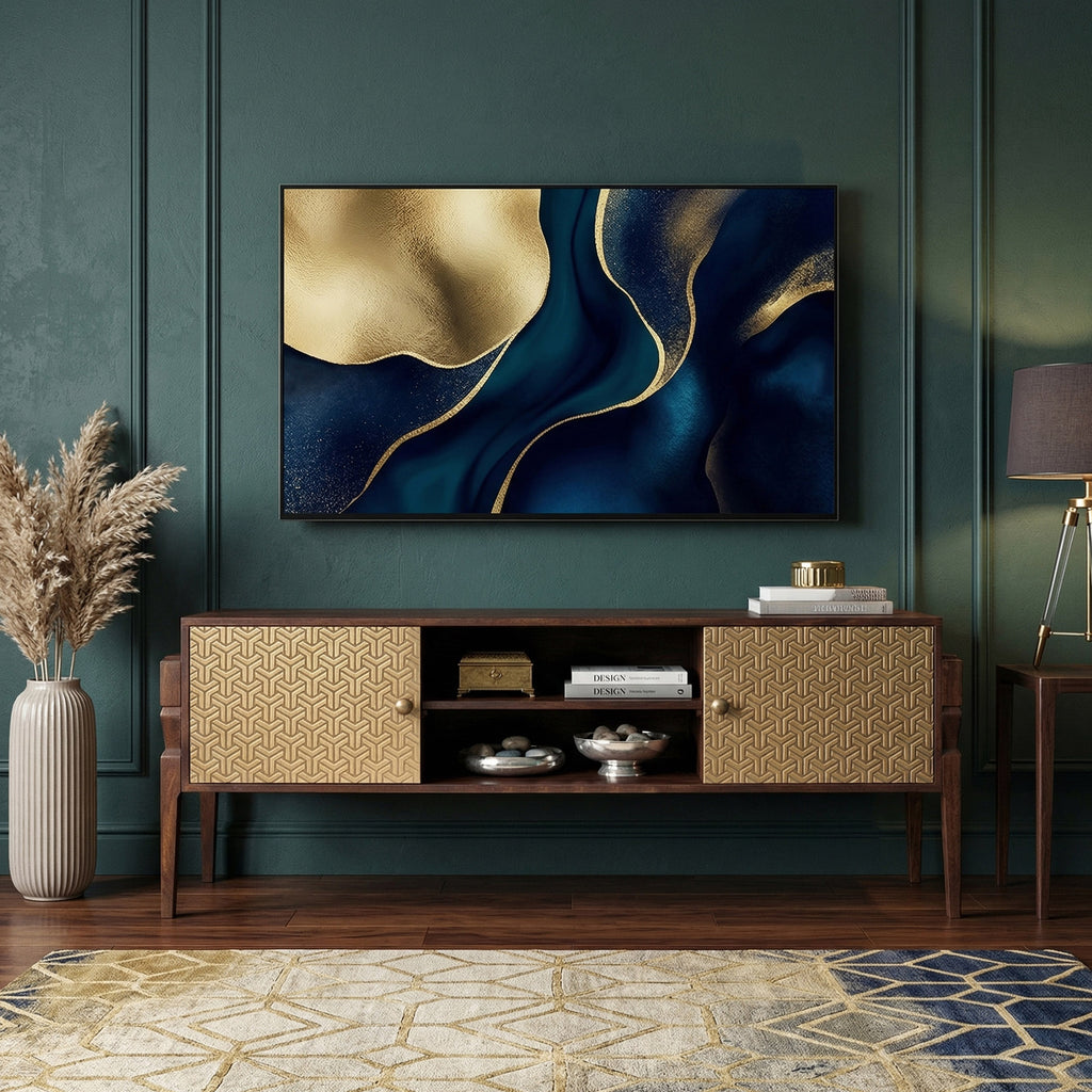 Where Function Meets Art Tv Cabinet
