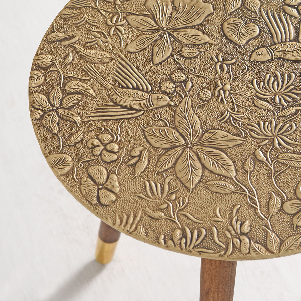 Brass Side Table
