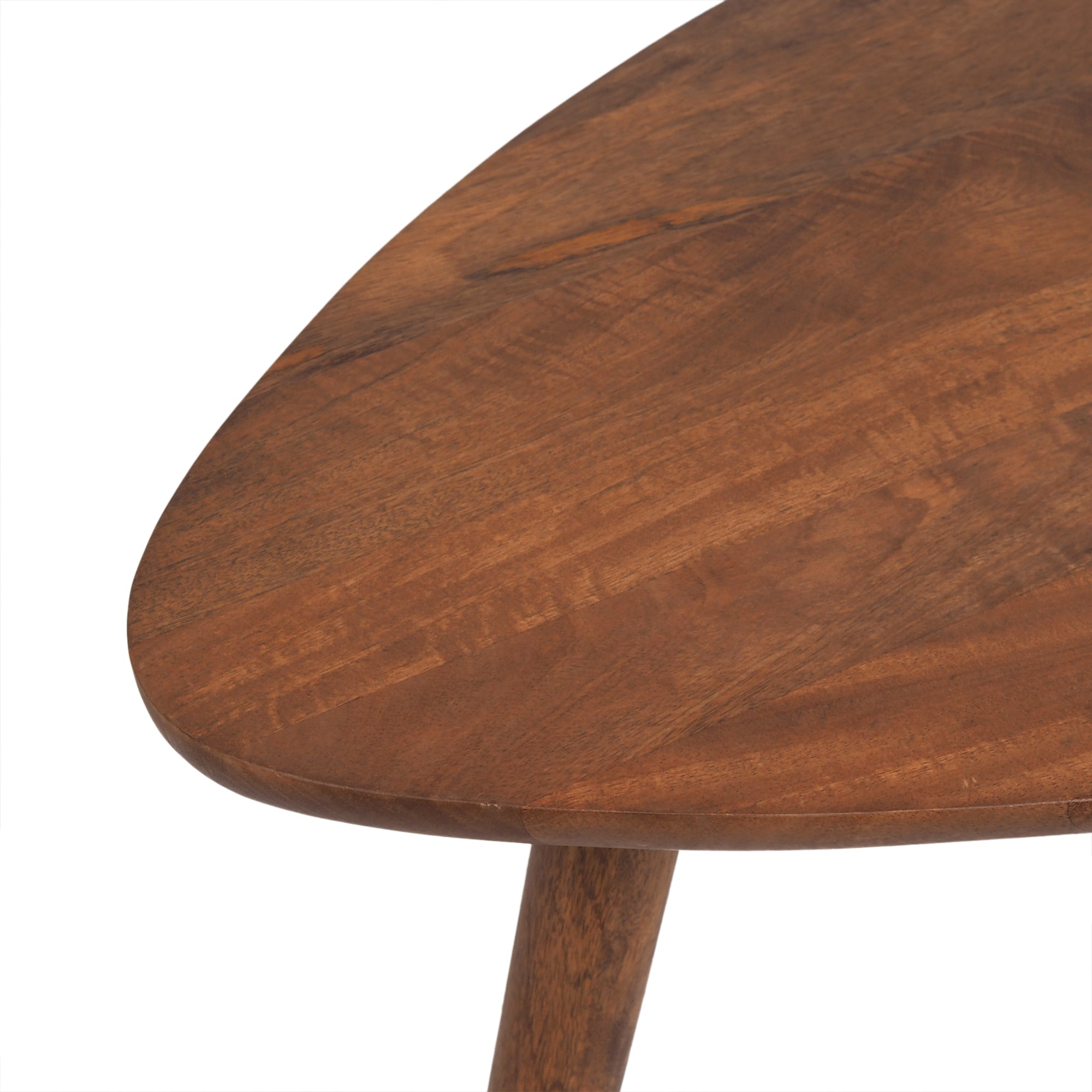 Asymmetrical Brass Accent Coffee Table