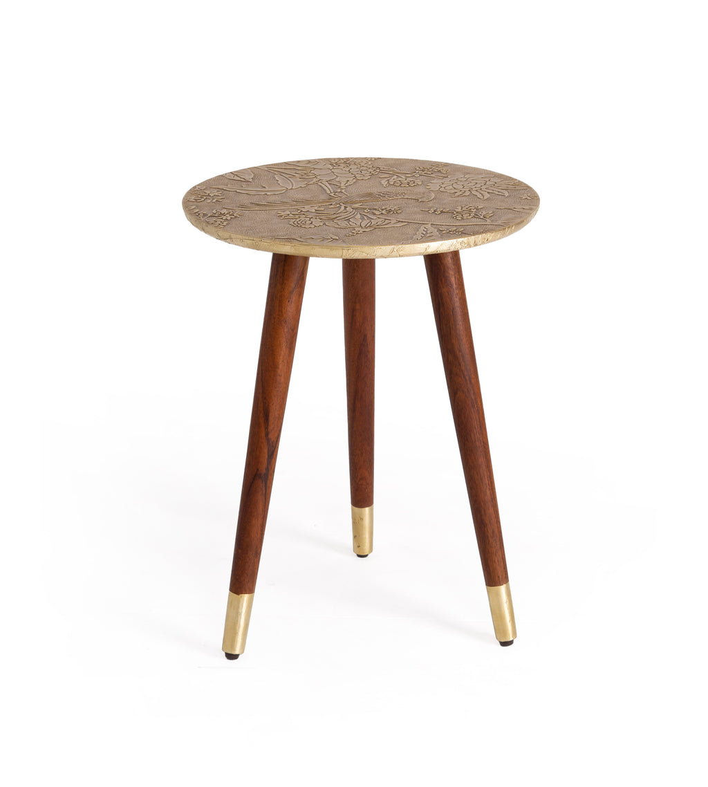 Brass Cladding Side Table