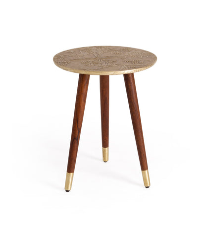 Brass Cladding Side Table