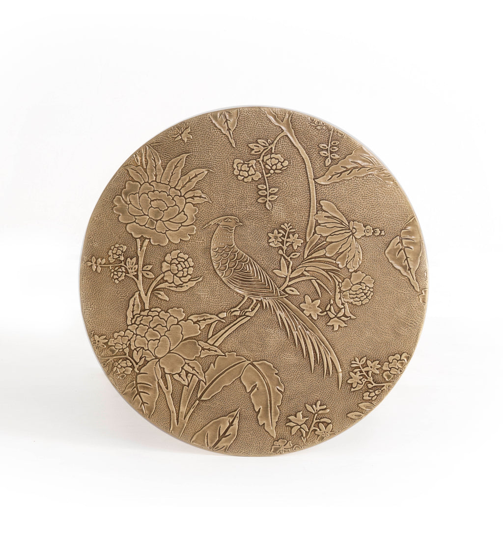 Brass Cladding Side Table