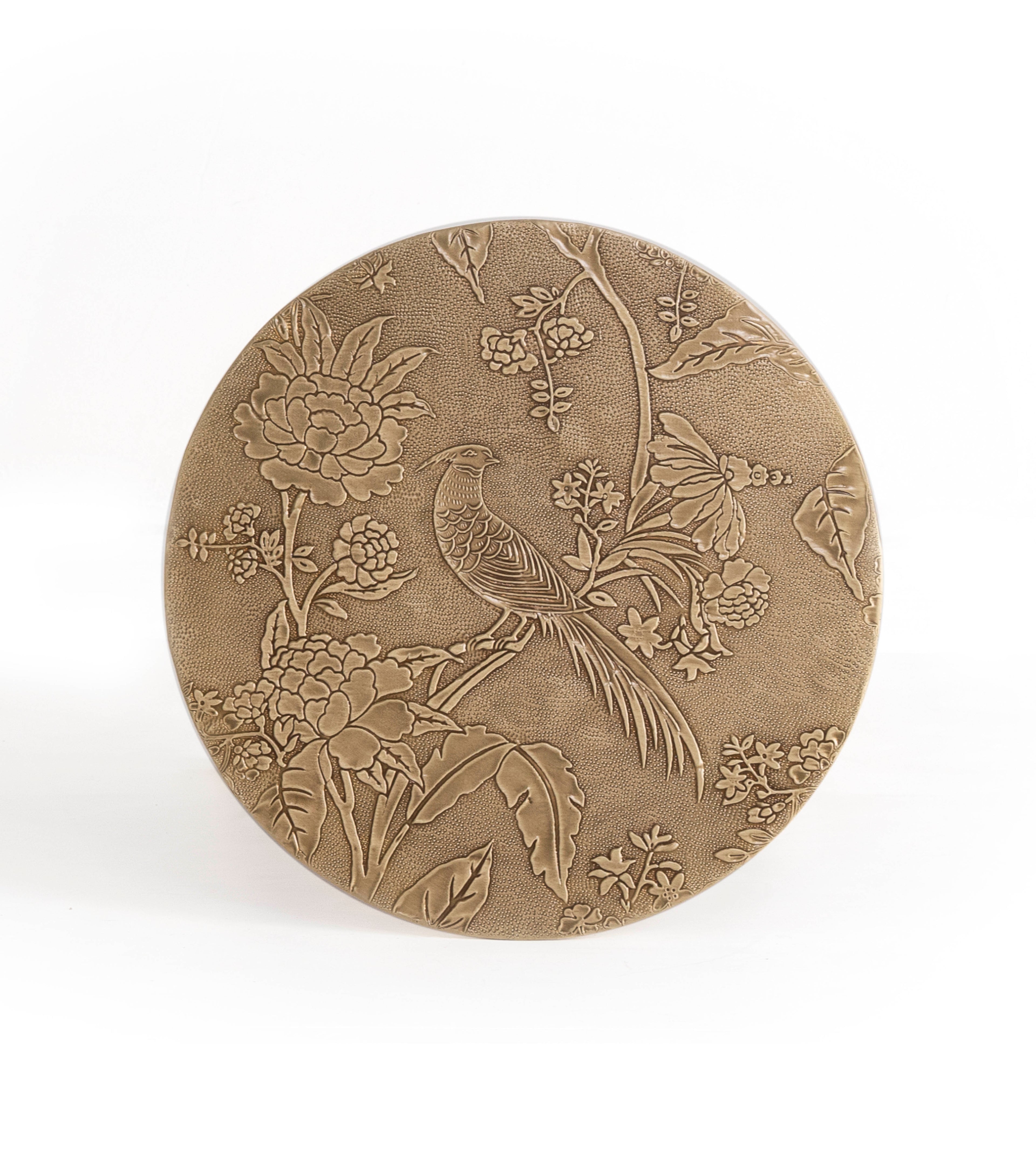 Brass Cladding Side Table