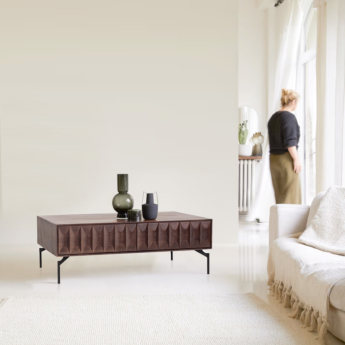 Walnut Wood Coffee Table