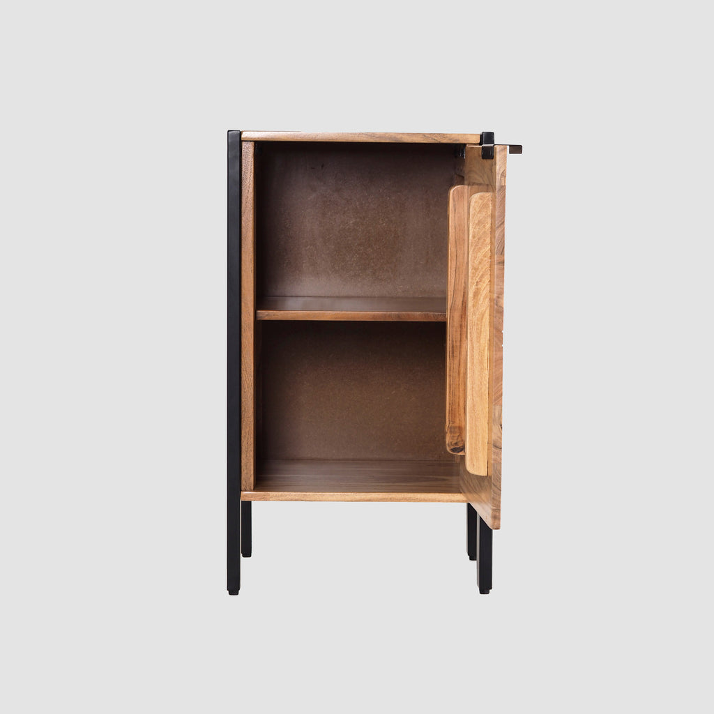 Acacia Wood Bedside Table