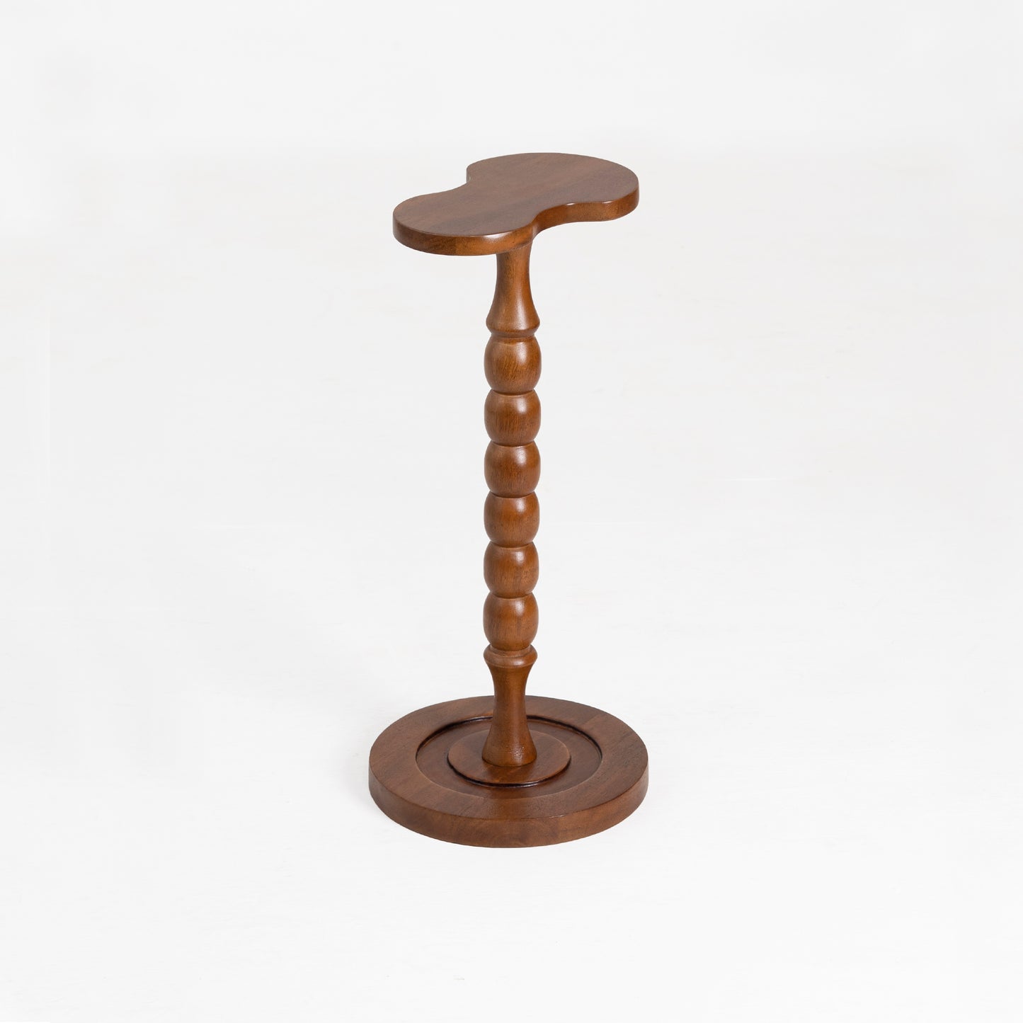 Handcrafted Wooden Pedestal Table