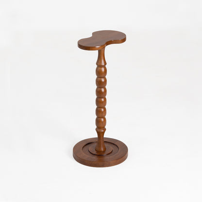 Handcrafted Wooden Pedestal Table