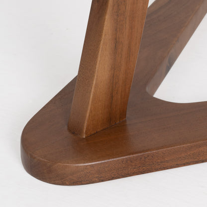 Wooden Side Table with Round Top