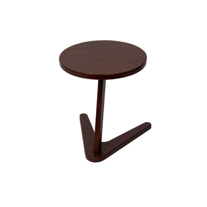 Wooden Side Table with Round Top