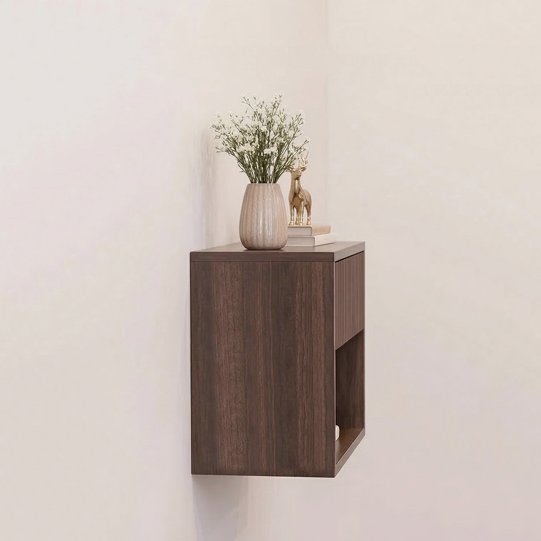 Wall Shelf Bed  Side Table
