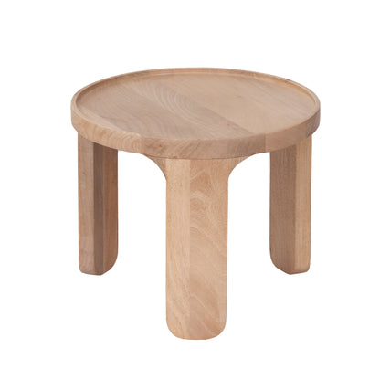 Round Solid Wood Nesting Coffee Tables (Set of 2)