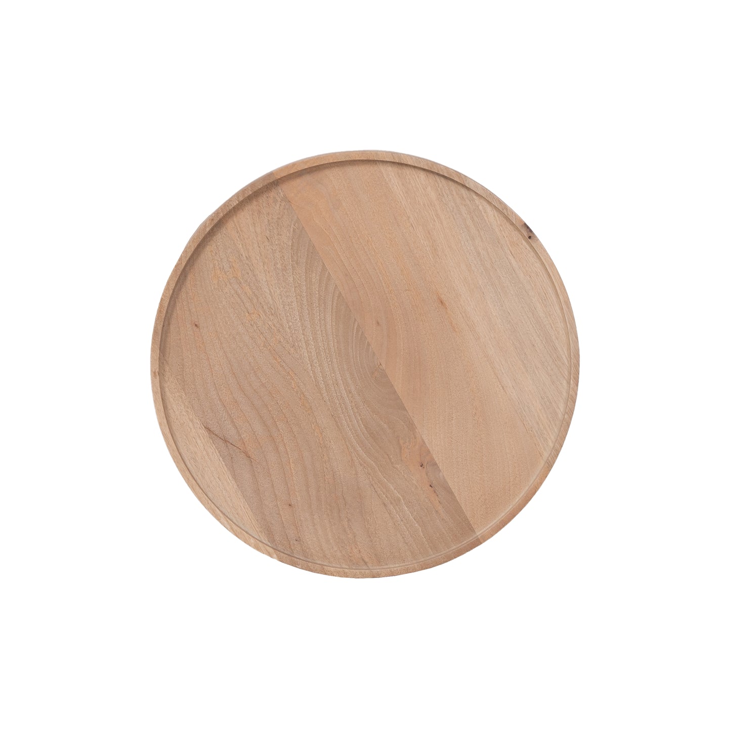 Round Solid Wood Nesting Coffee Tables (Set of 2)