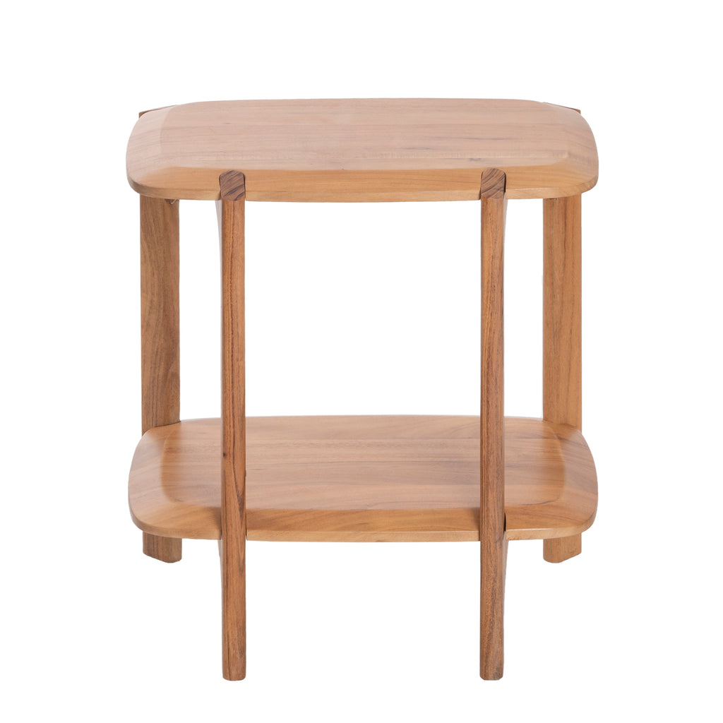Acacia Wood Side Table