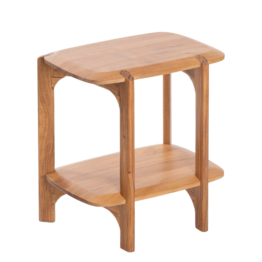 Acacia Wood Side Table