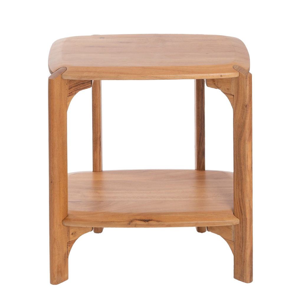 Acacia Wood Side Table