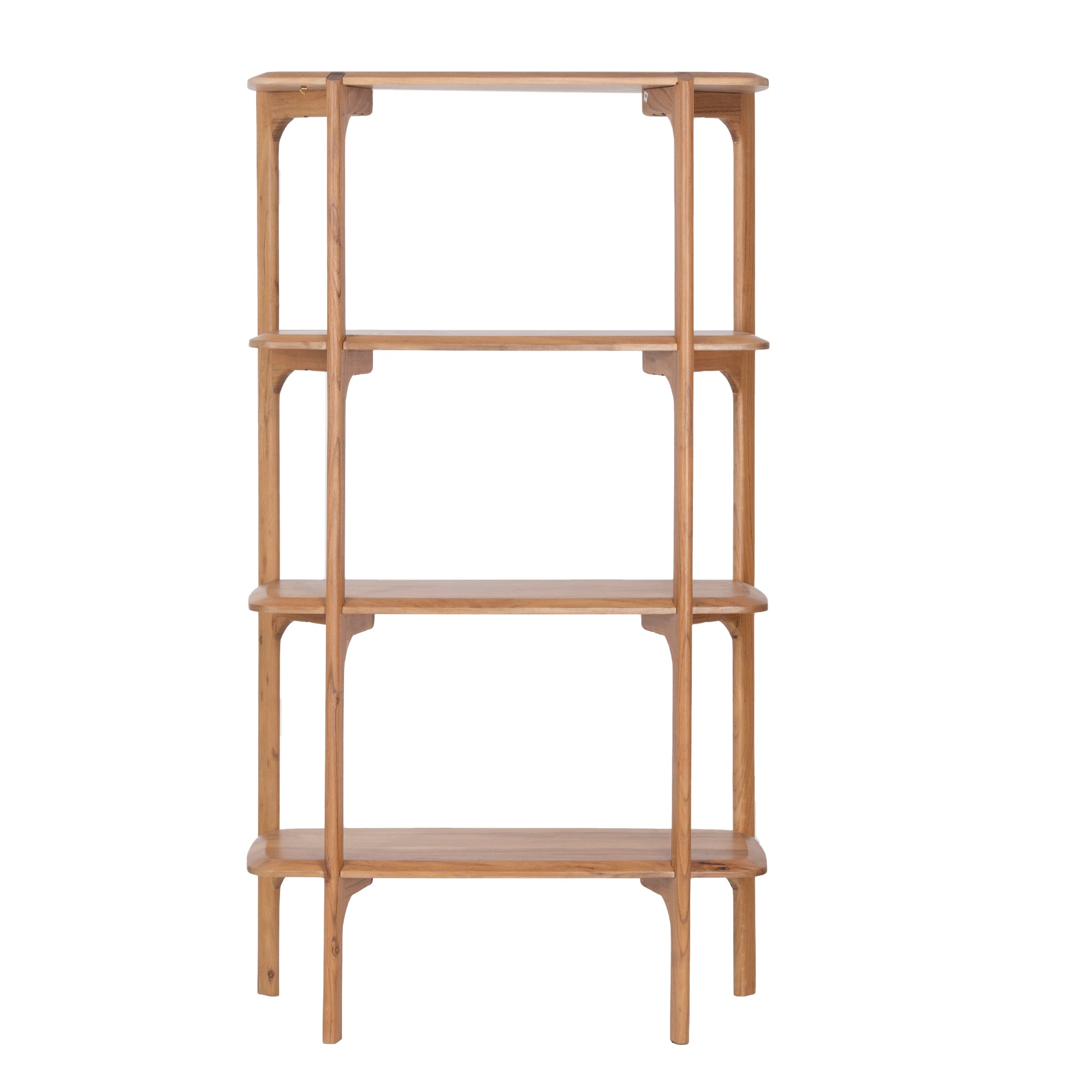 Acacia Bookshelf-Minimalist Open Shelving Unit for Living Room, Office & Home Decor