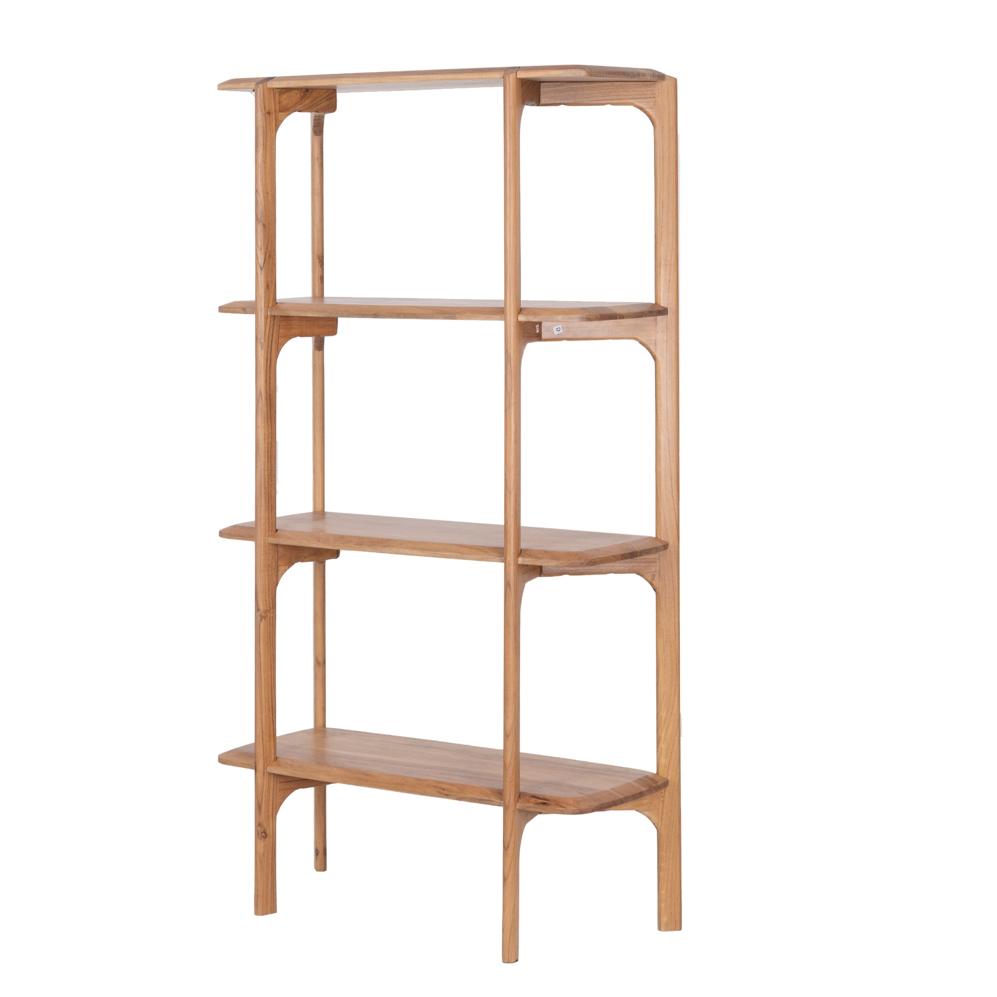 Acacia Bookshelf-Minimalist Open Shelving Unit for Living Room, Office & Home Decor