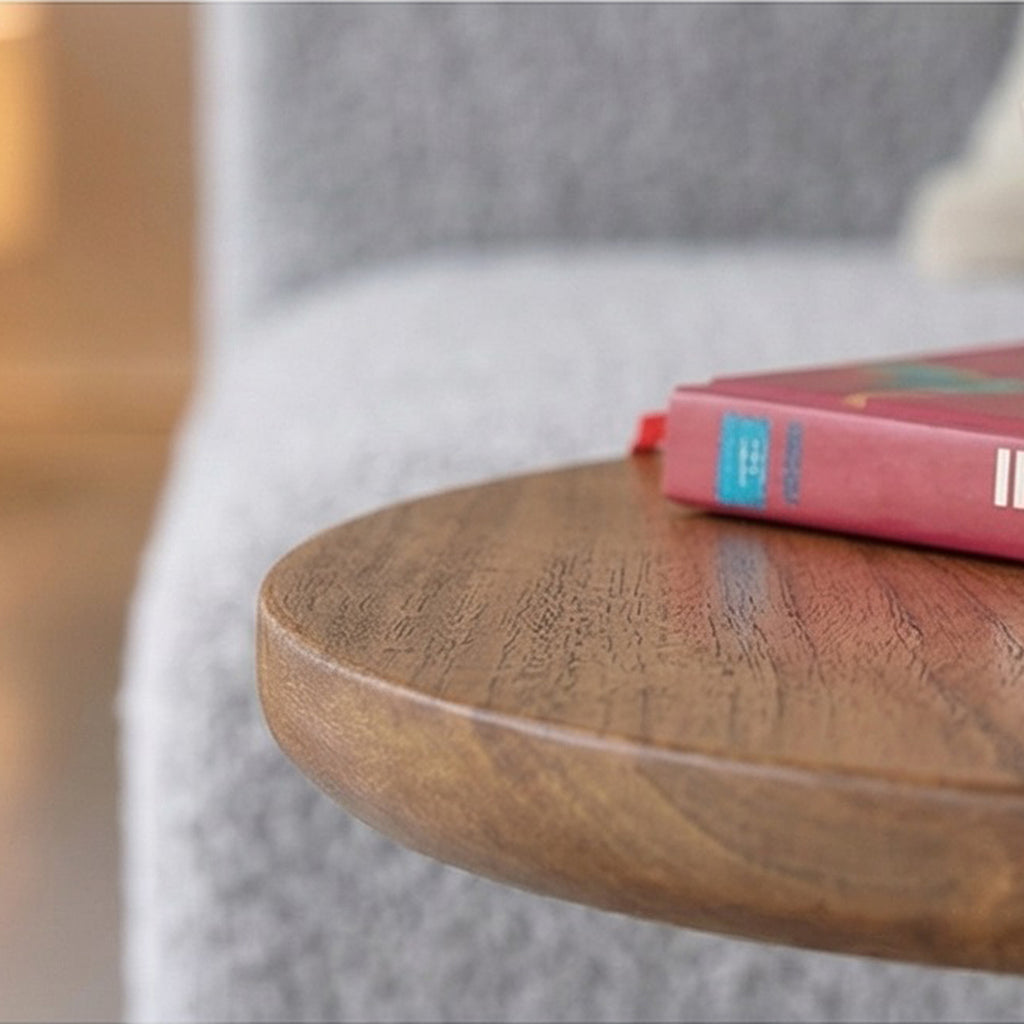 Mango Mango Wood Pedestal Table