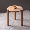 Acacia Wood Round Side Table