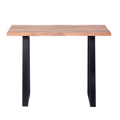 Industrial Solid Wood Bar Table