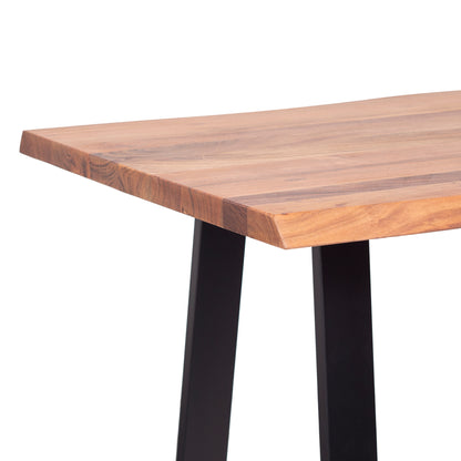 Industrial Solid Wood Bar Table