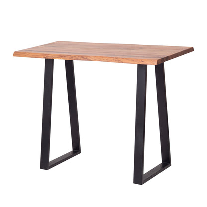 Industrial Solid Wood Bar Table