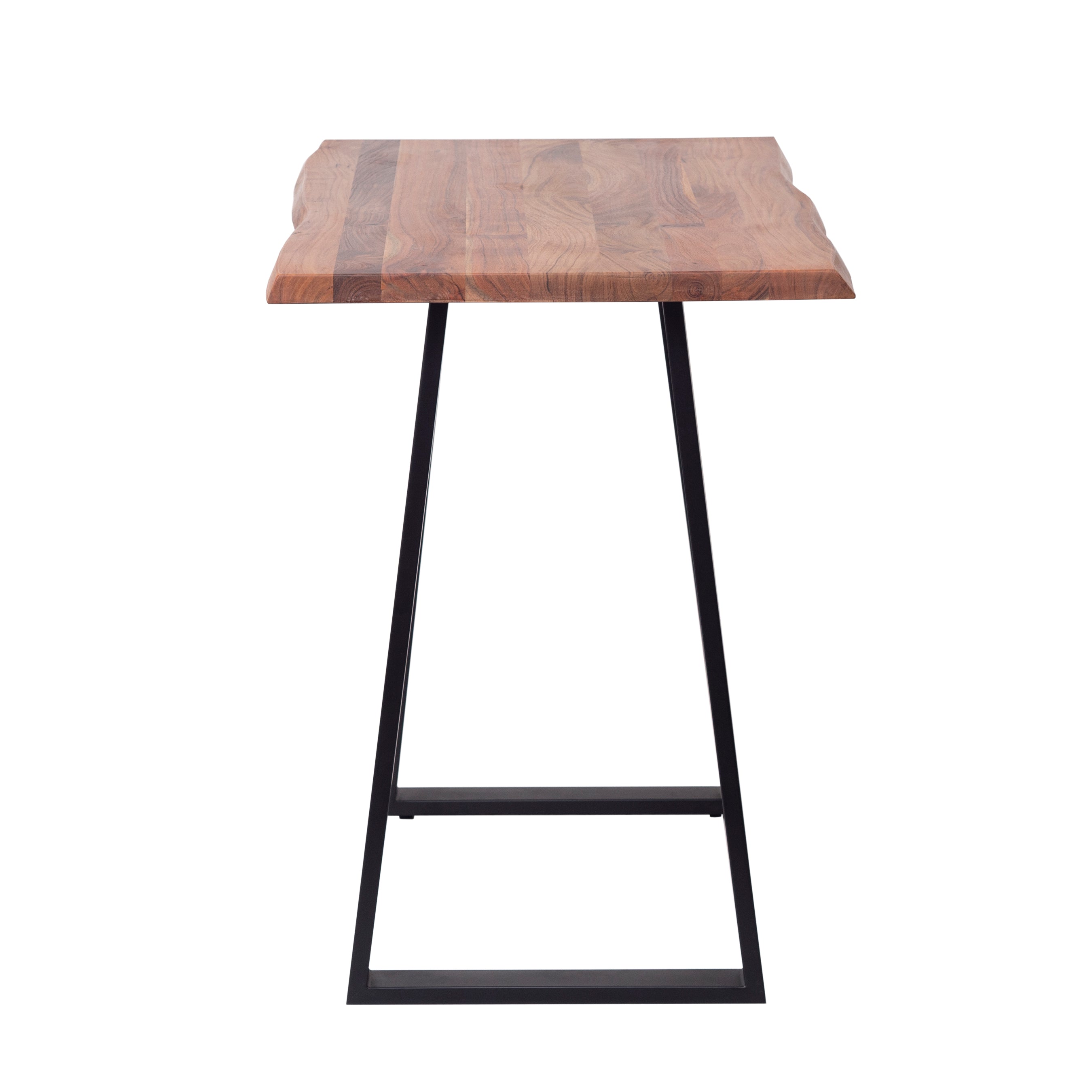 Industrial Solid Wood Bar Table