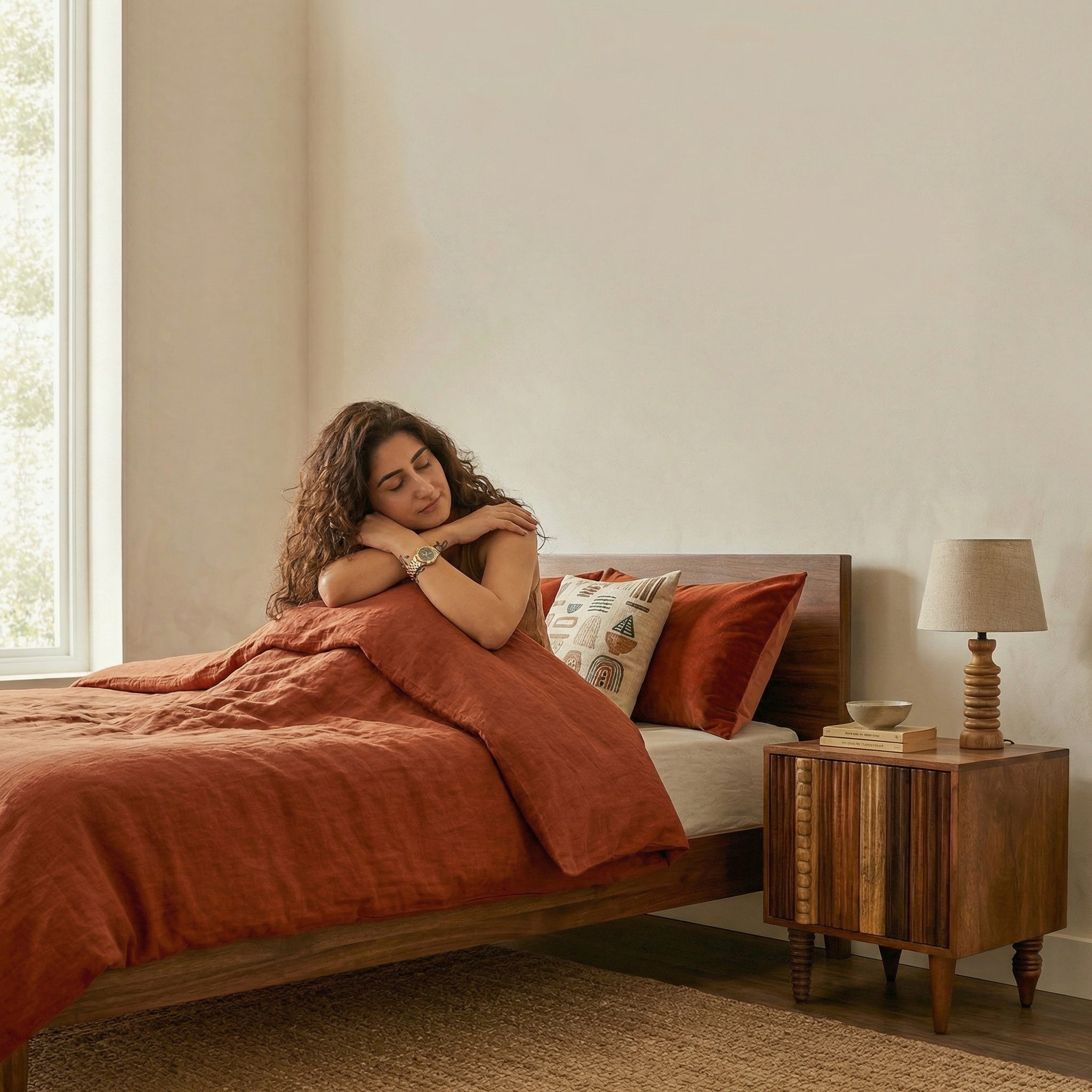 Lehari Bedside Table