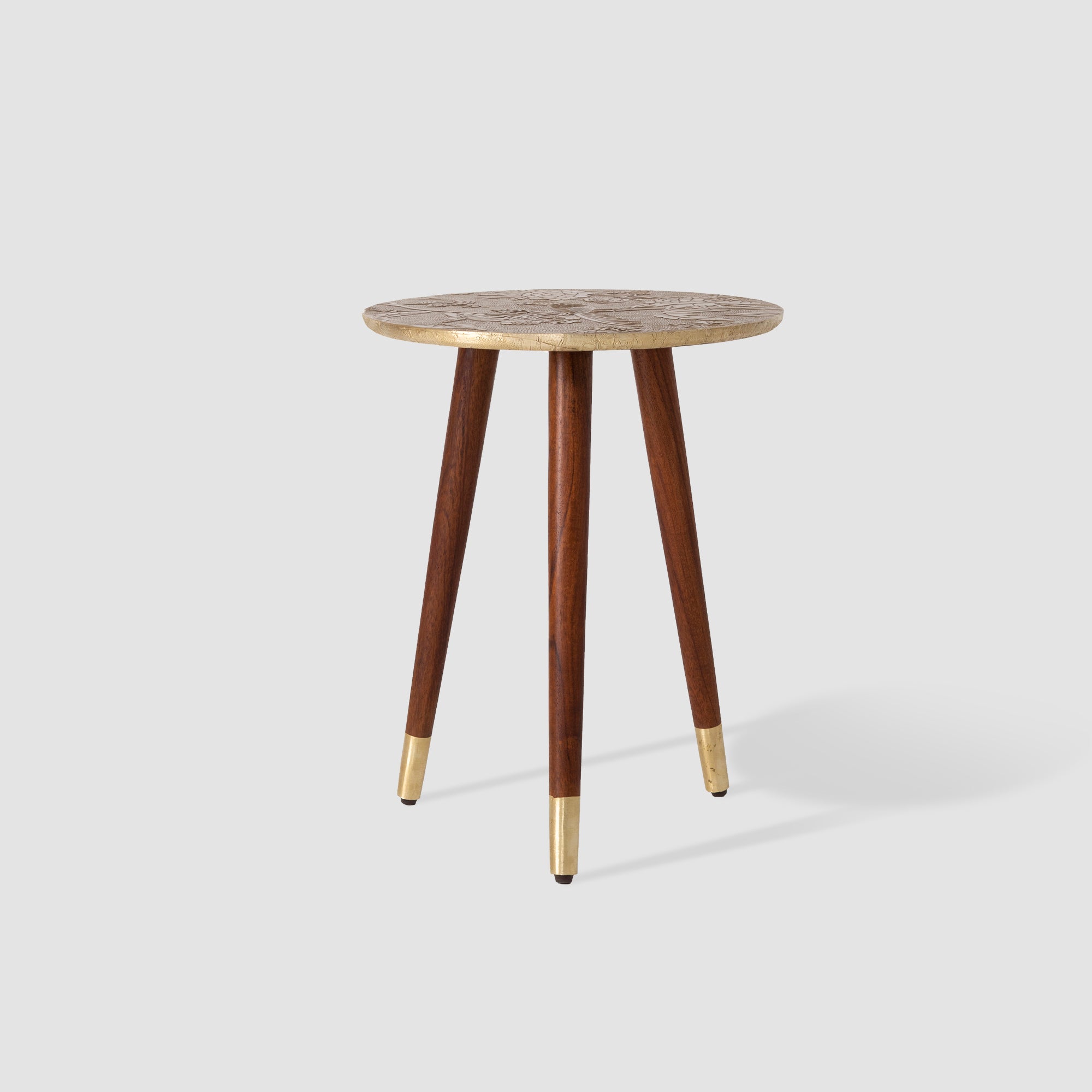 Brass Cladding Side Table