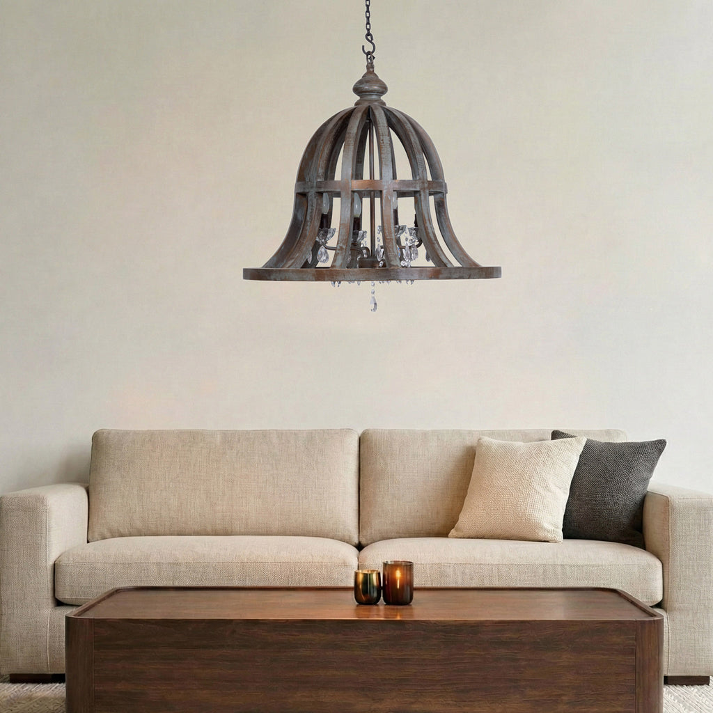 Chime Wooden Chandelier