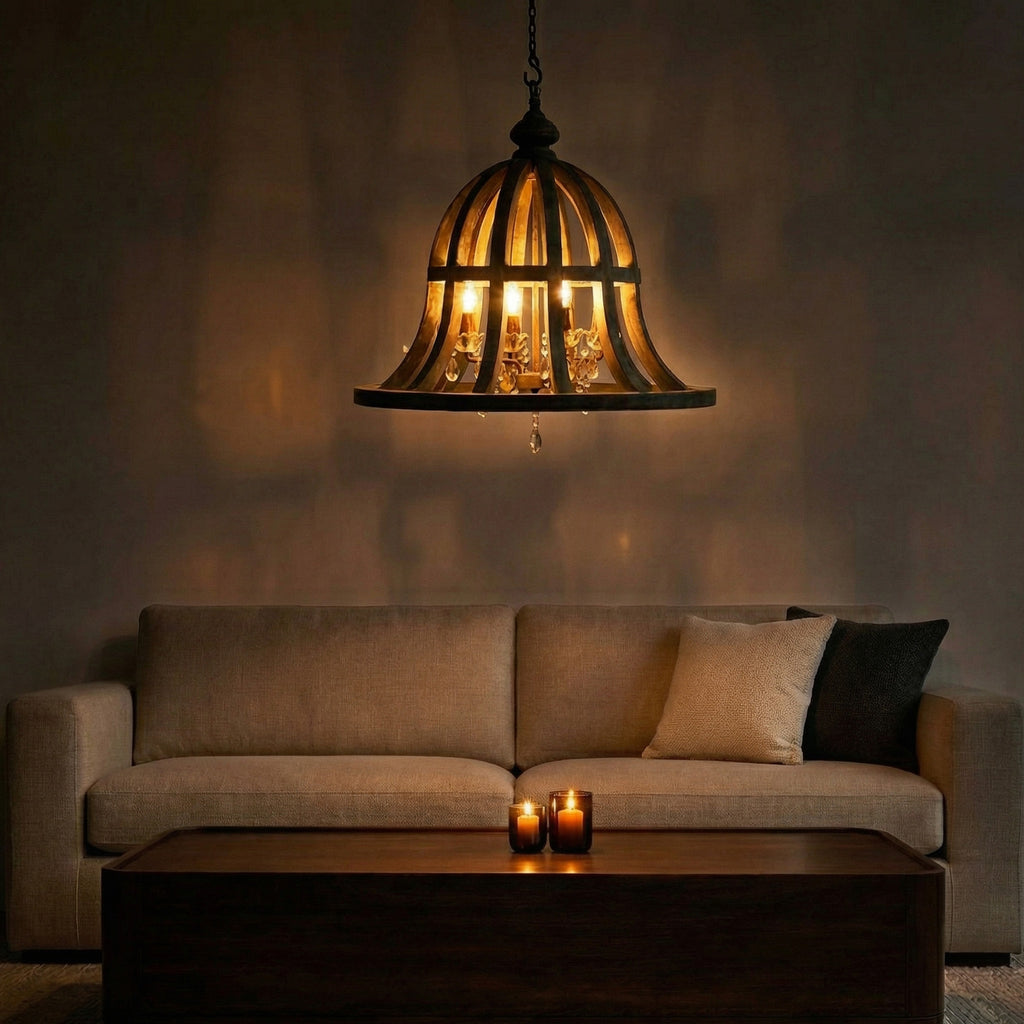 Chime Wooden Chandelier