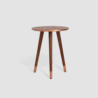 Metal Cladding Side Table