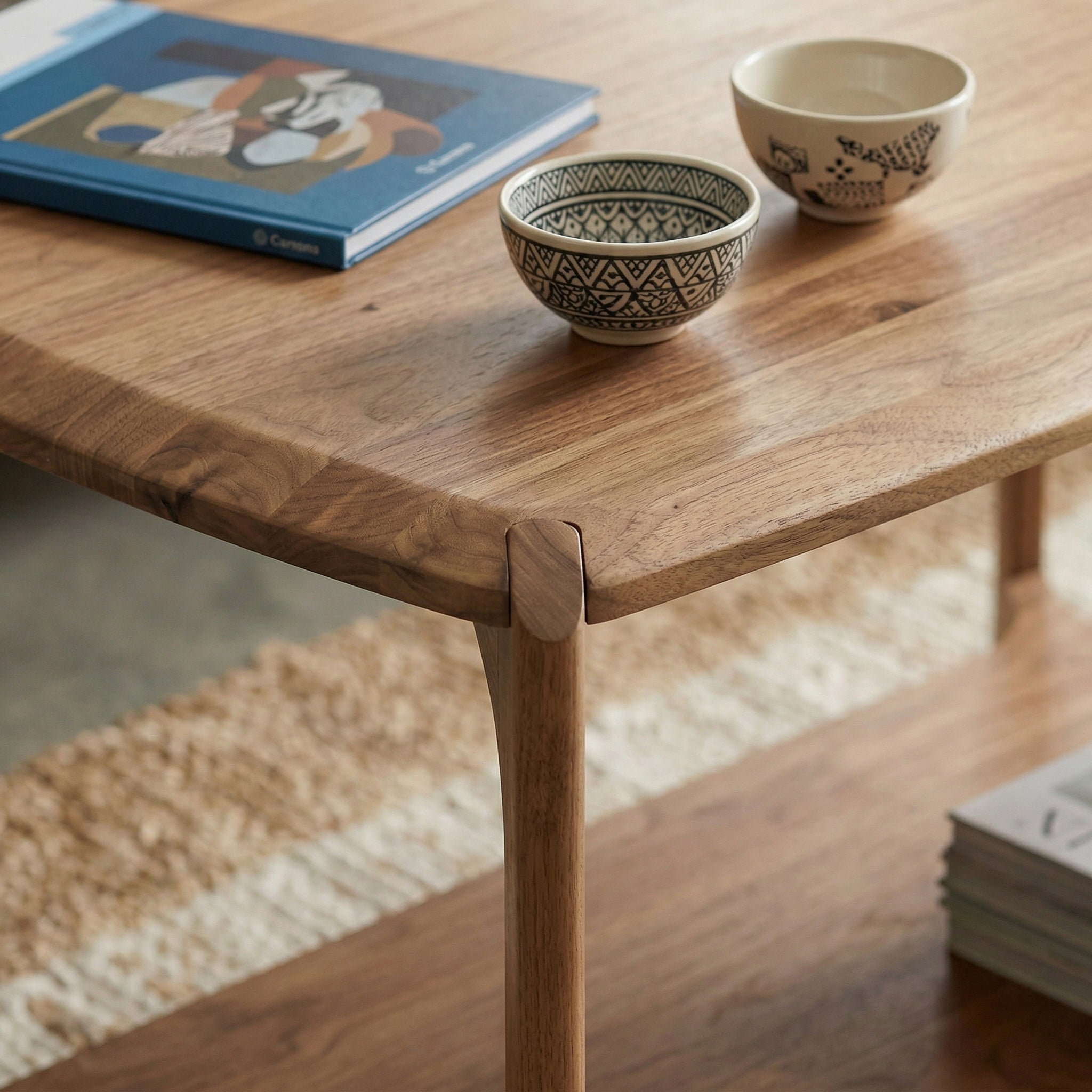 Acacia Wood Coffee Table