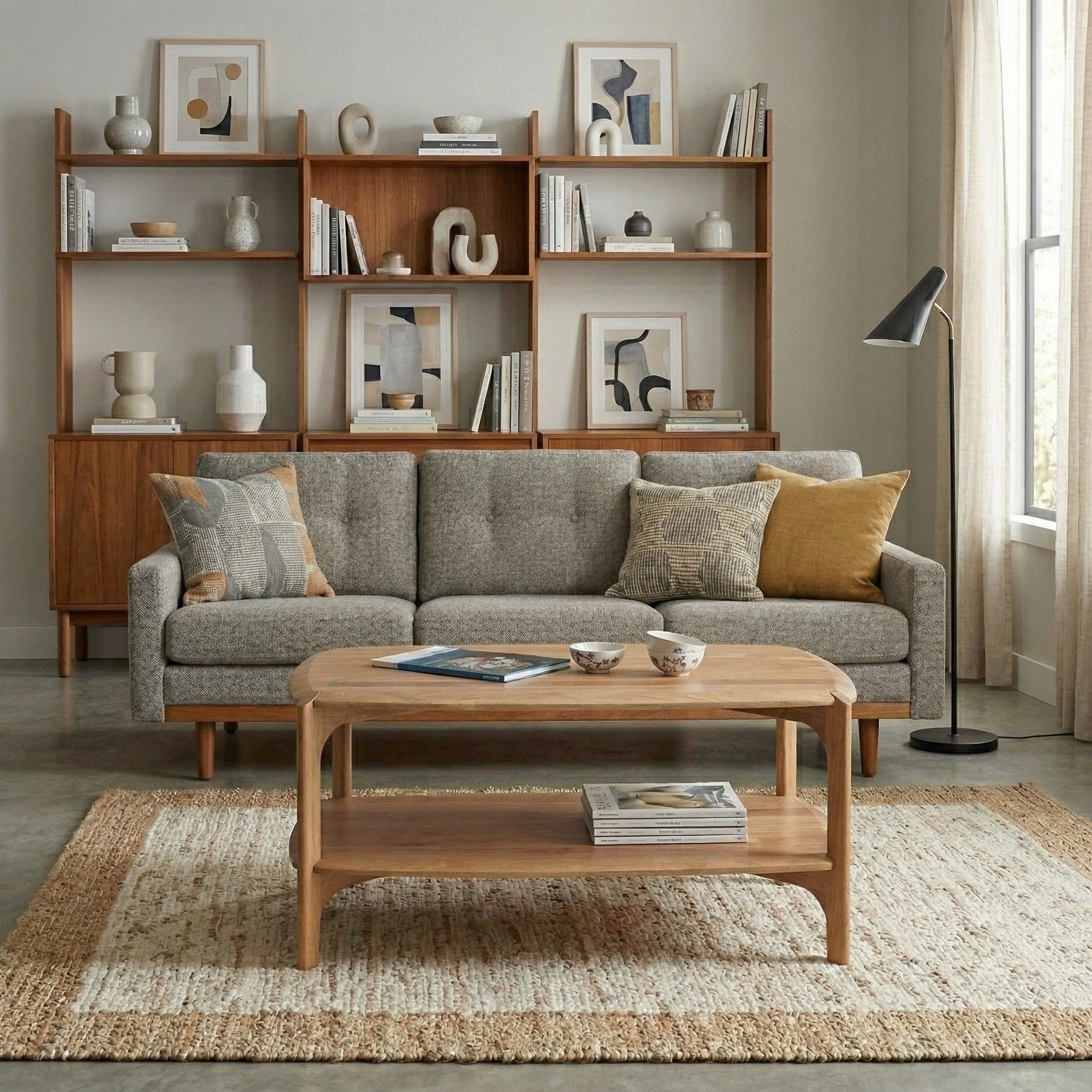 Acacia Wood Coffee Table