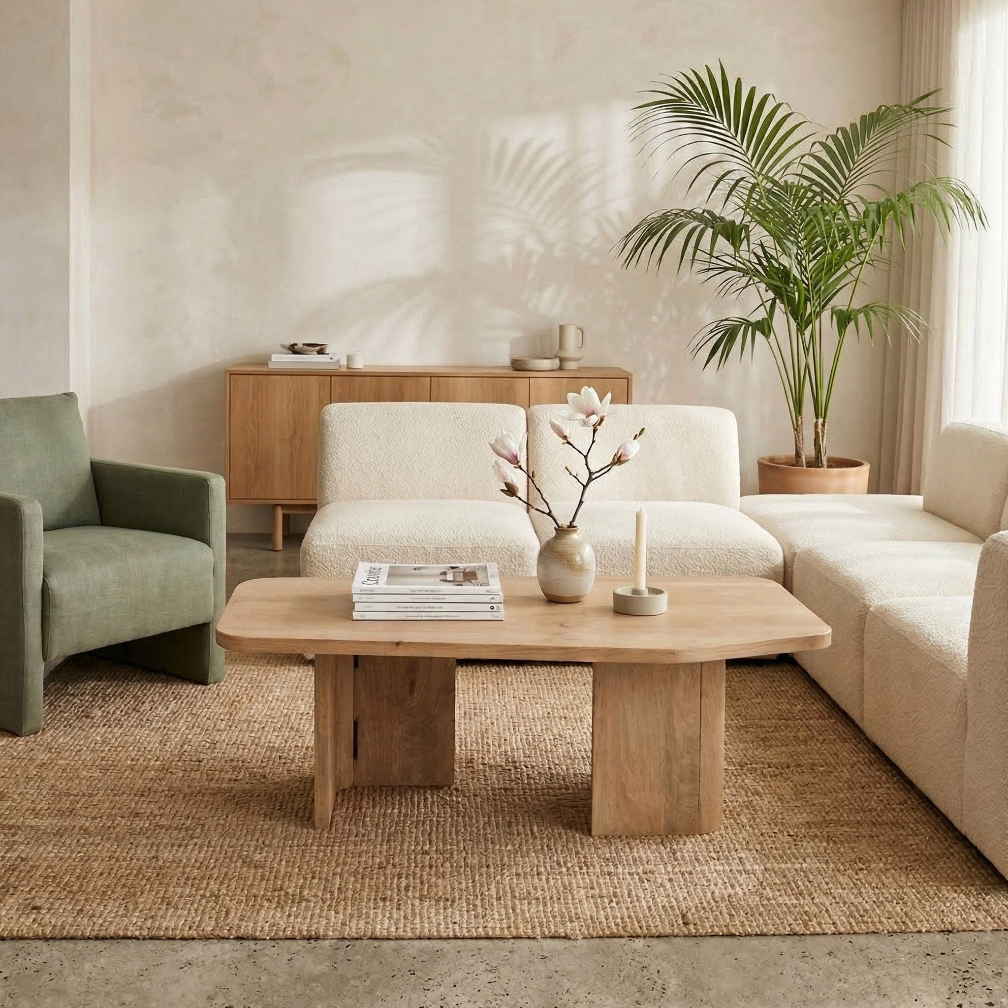 Mango Wood Rectangular  – Coffee Table